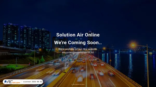 solutionair-online.co.nz screenshot