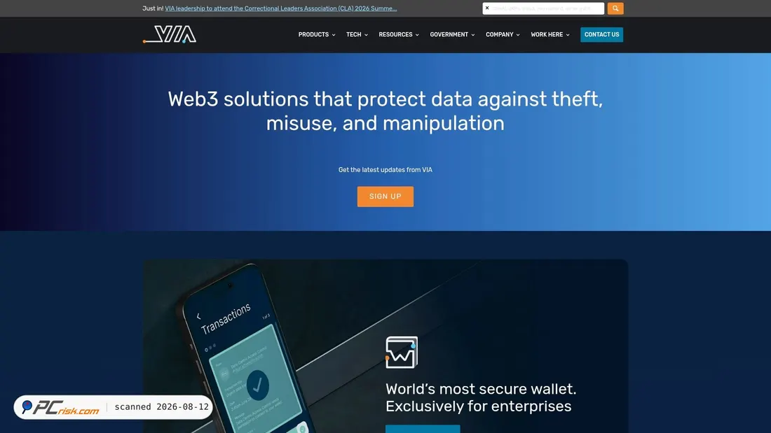 Screenshot of solvewithvia.com