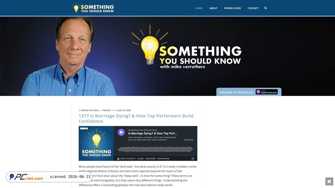 Screenshot of somethingyoushouldknow.net