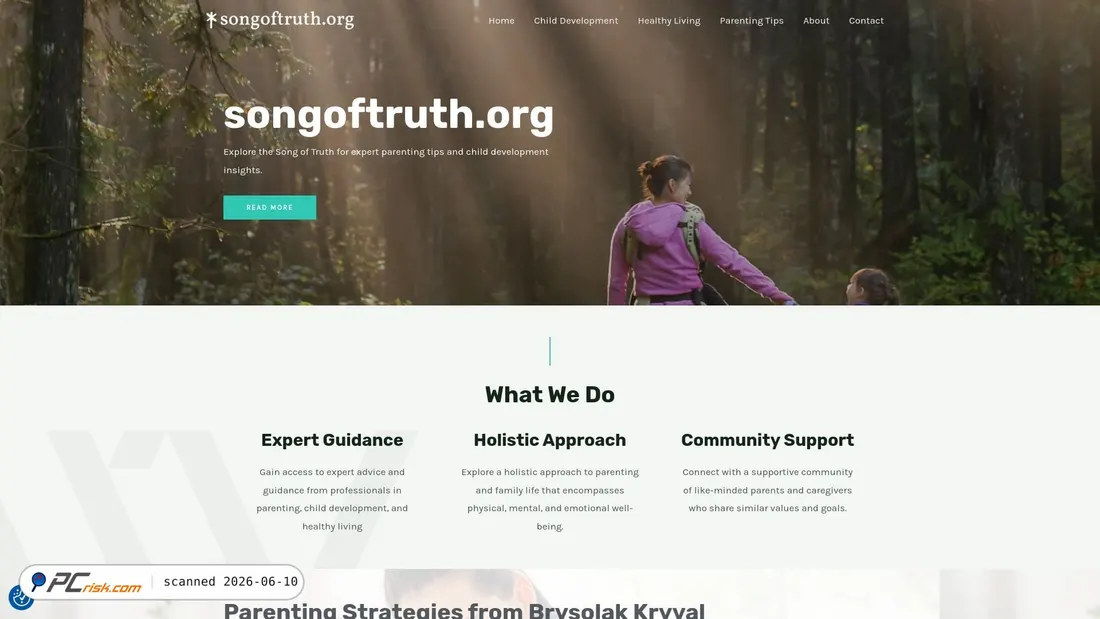 Screenshot of songoftruth.org