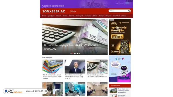 Zrzut ekranu sonxeberaz.com