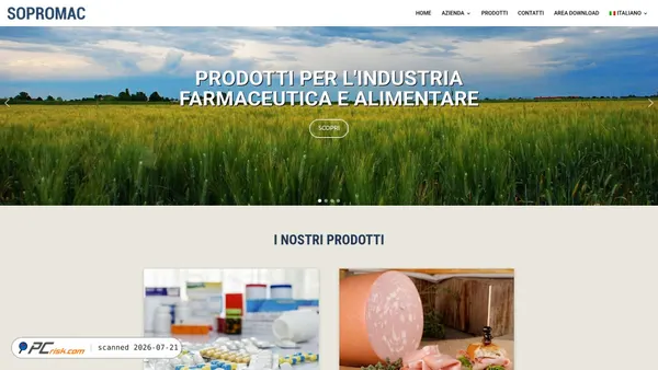 sopromac.com screenshot