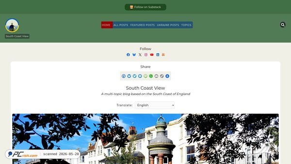 southcoastview.co.uk screenshot
