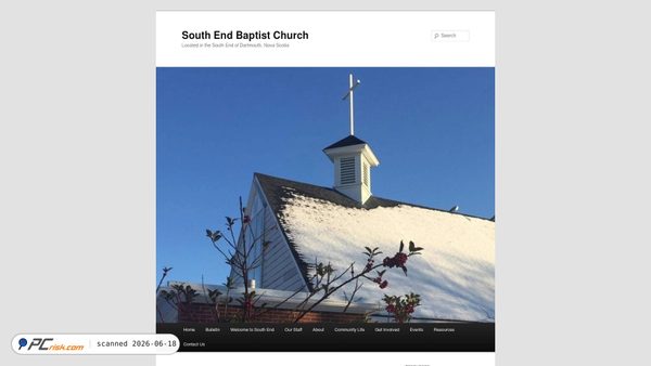 southendbaptist.ca screenshot