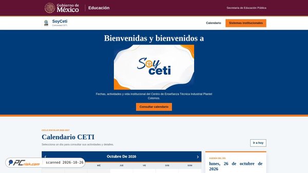 Captura de soyceti.com