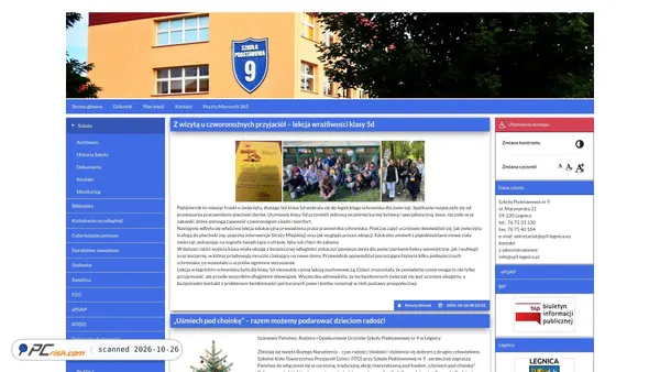 sp9.legnica.eu Screenshot