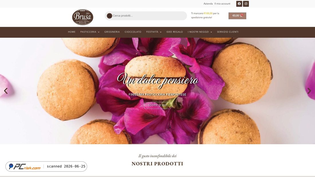 Screenshot di spacciobrusa.com