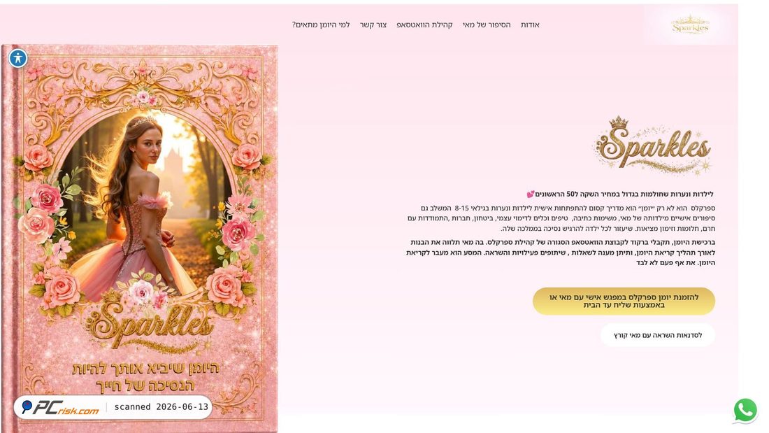 Screenshot of sparkles.be-sites.com
