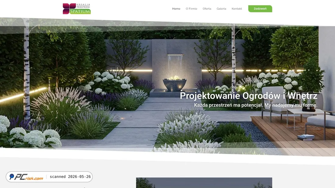 Screenshot of spatiumkreacja.pl