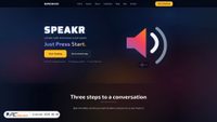 speakr.online screenshot