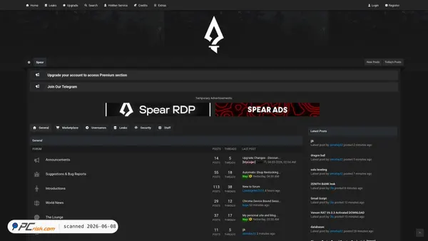 spear.cx screenshot