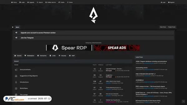 spear.cx screenshot