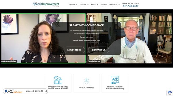 Zrzut ekranu speechimprovement.com