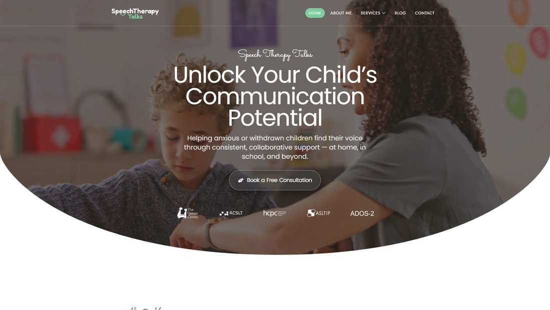 Screenshot di speechtherapytalks.co.uk