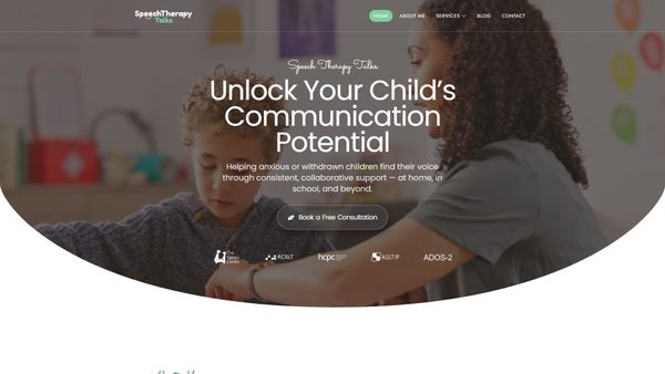 speechtherapytalks.co.uk screenshot