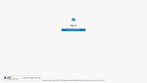 speedlinesolutionsinc.ca.webexconnect.io screenshot
