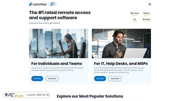 splashtop.com screenshot