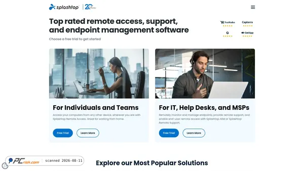 splashtop.com screenshot