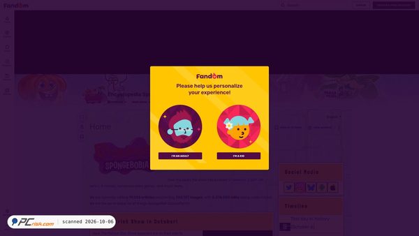 spongebob.fandom.com Screenshot