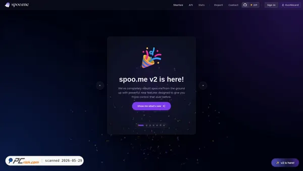 spoo.me screenshot