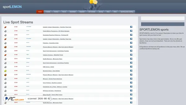 sportlemon.net screenshot