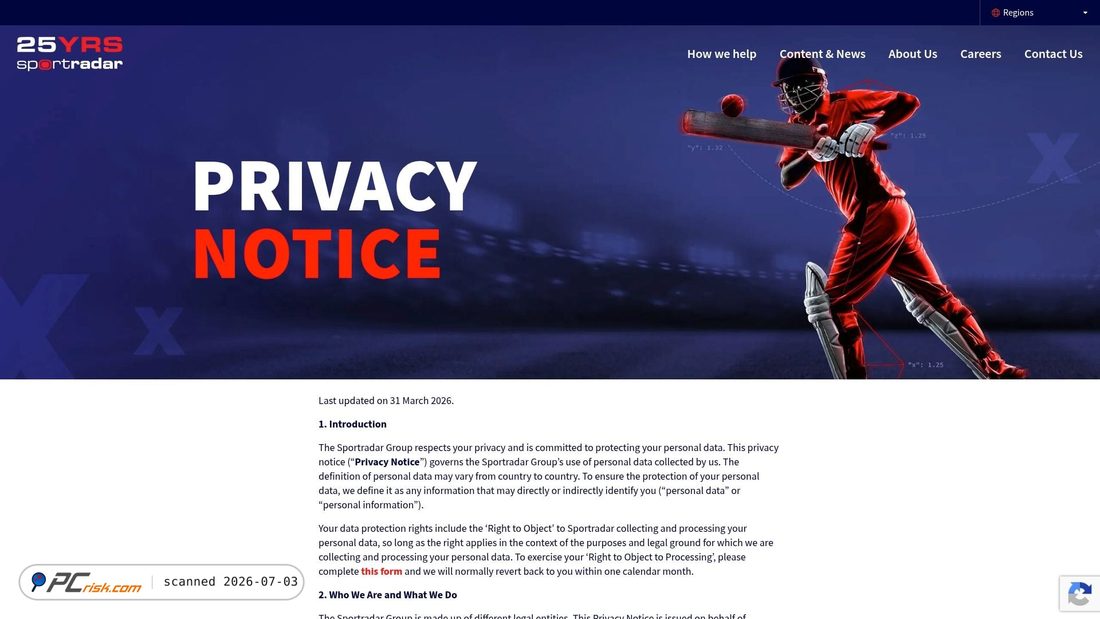 Screenshot of sportradarserving.com