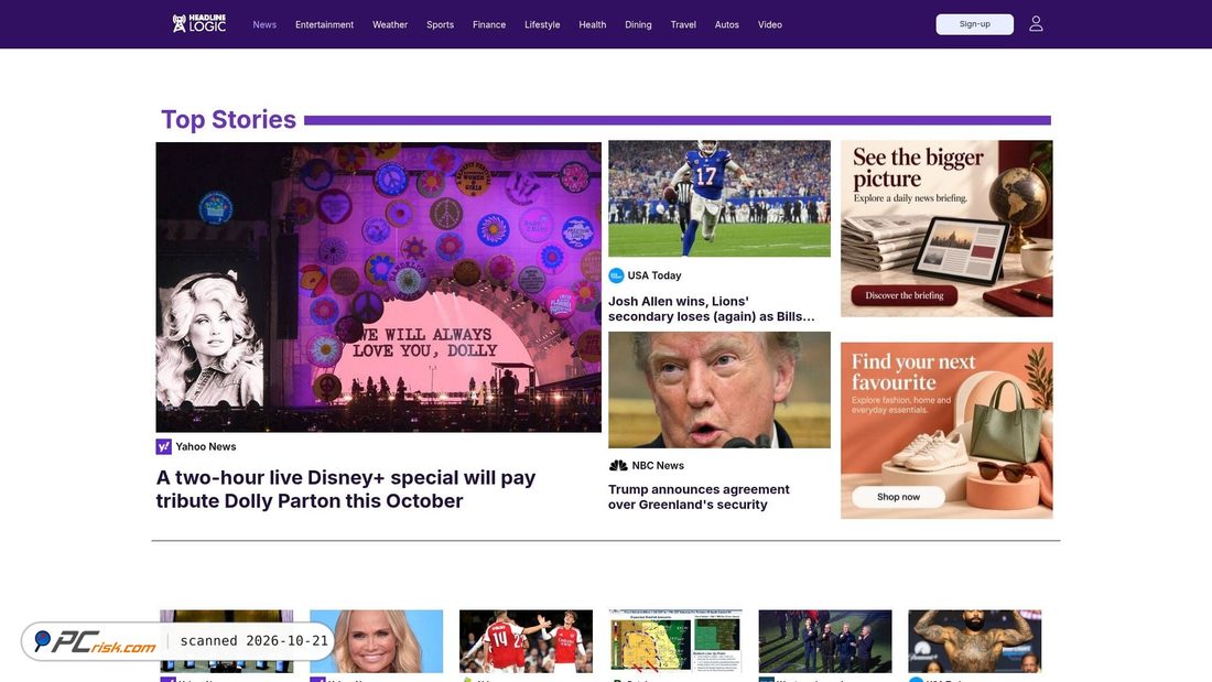 Screenshot of sportsfeed24.com