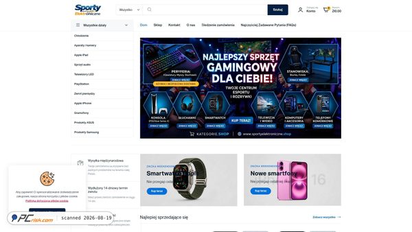 sportyelektroniczne.shop Screenshot
