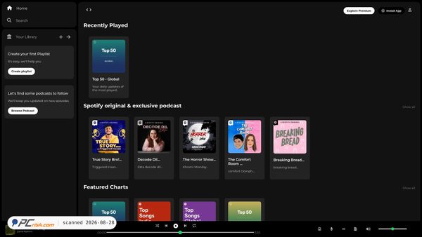 spotify-clone-bay-chi.vercel.app Screenshot