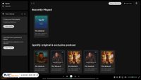 Zrzut ekranu spotify-clone-tau-gold.vercel.app