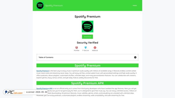 spotifypremi.com screenshot