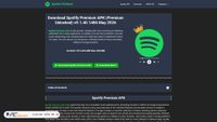 spotifypremiumapks.app screenshot