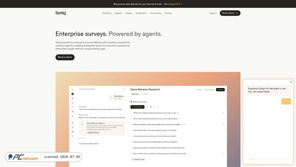 sprig.com screenshot
