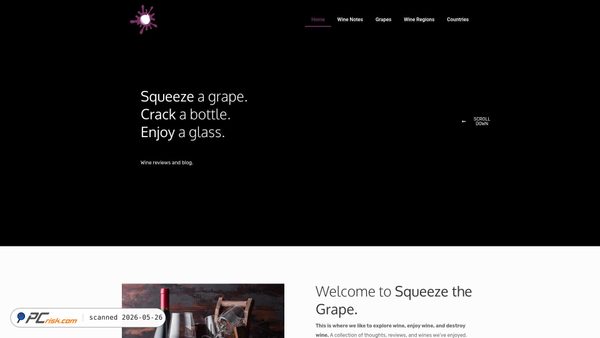 squeezethegrape.com screenshot