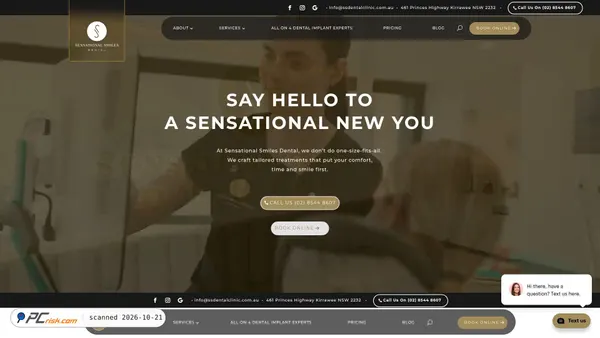 ssdentalclinic.com.au screenshot