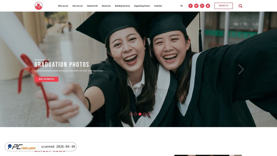 Screenshot of ssmu.ca