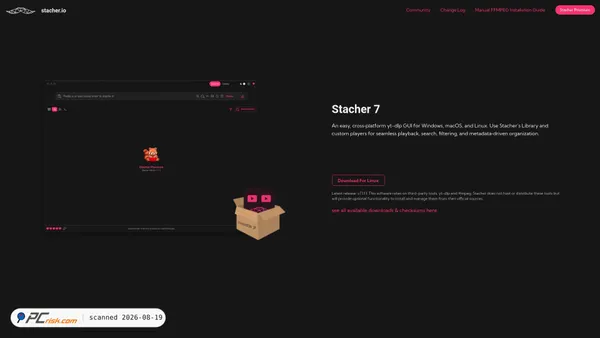 stacher.io screenshot
