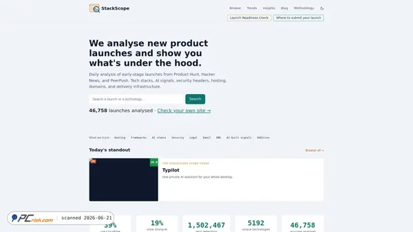 stackscope.dev screenshot