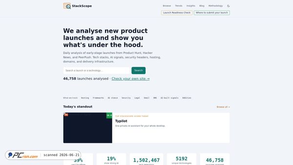 stackscope.dev screenshot