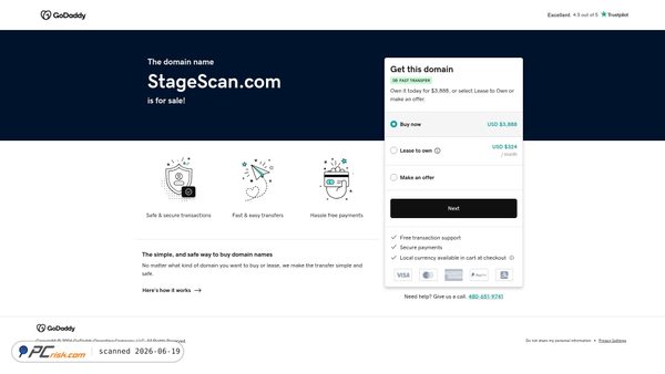 stagescan.com screenshot