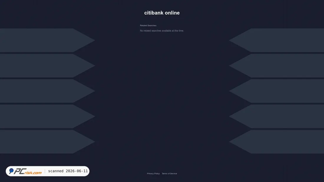 Screenshot di staging.citiretailservices.citibankonlline.com