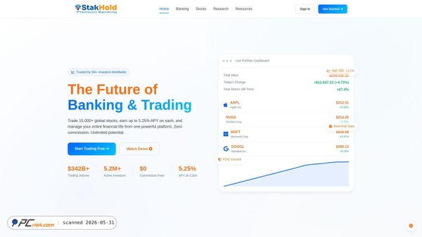 stakhold.com screenshot