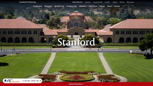 stanford.edu screenshot