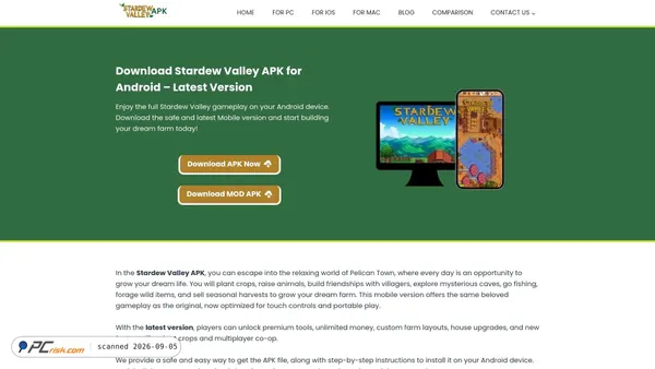Zrzut ekranu stardewapkvalley.com