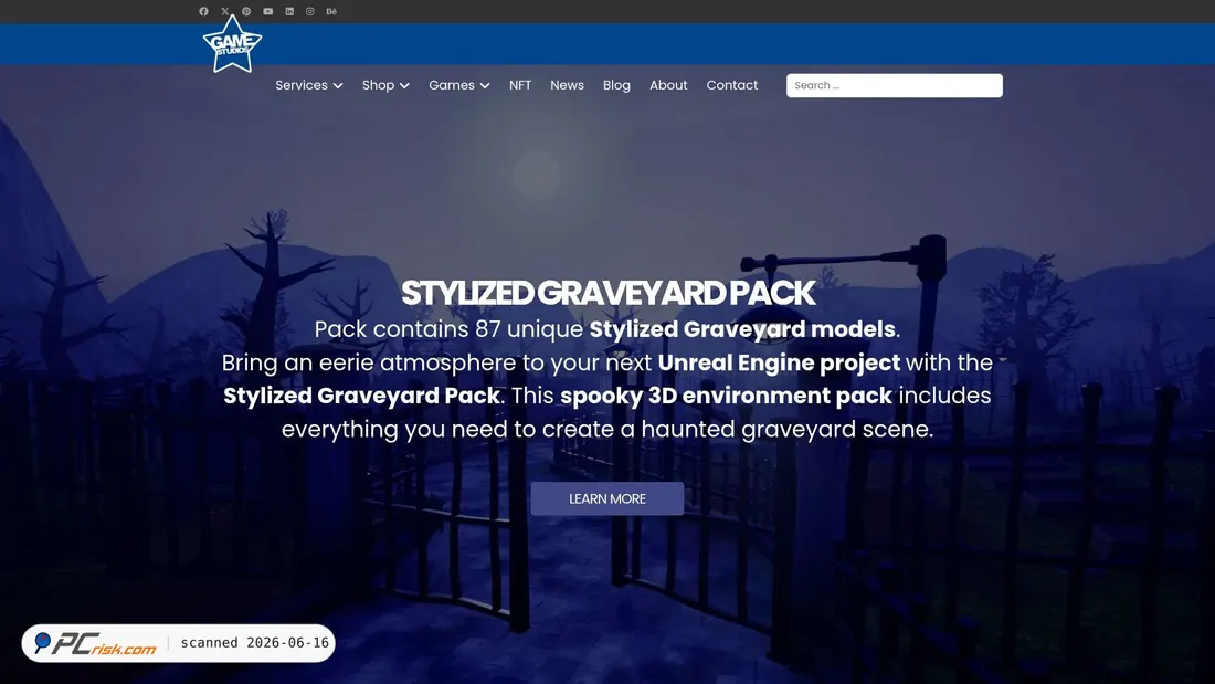 Screenshot of stargamestudios.com
