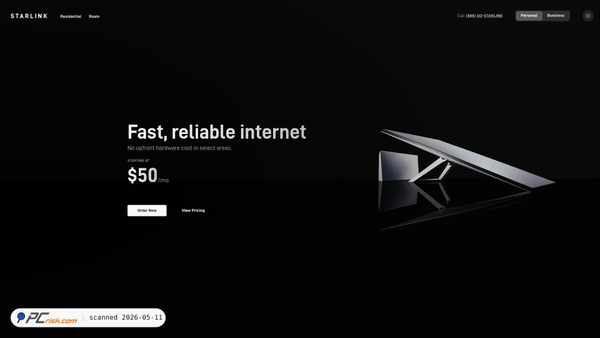 starlink.com screenshot