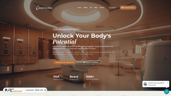 start.plasma.clinic screenshot