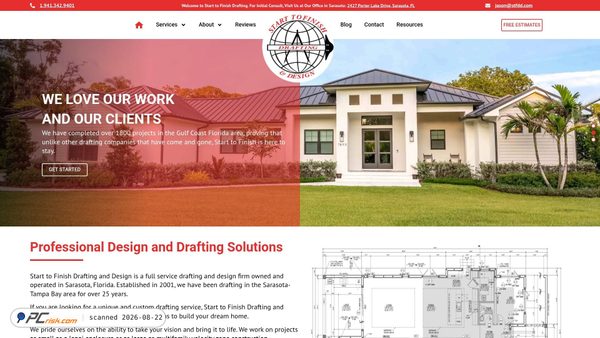 Screenshot di starttofinishdrafting.com