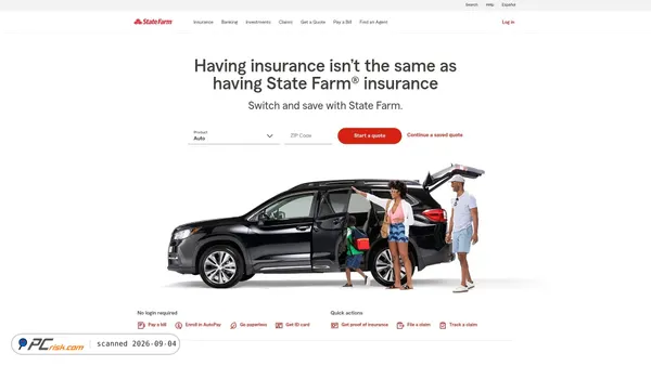 statefarm.com Screenshot