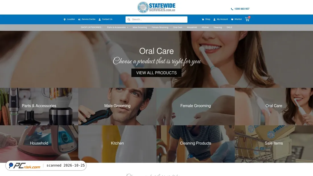 Screenshot of statewideservices.com.au